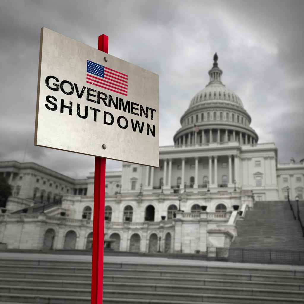 government shutdown tax