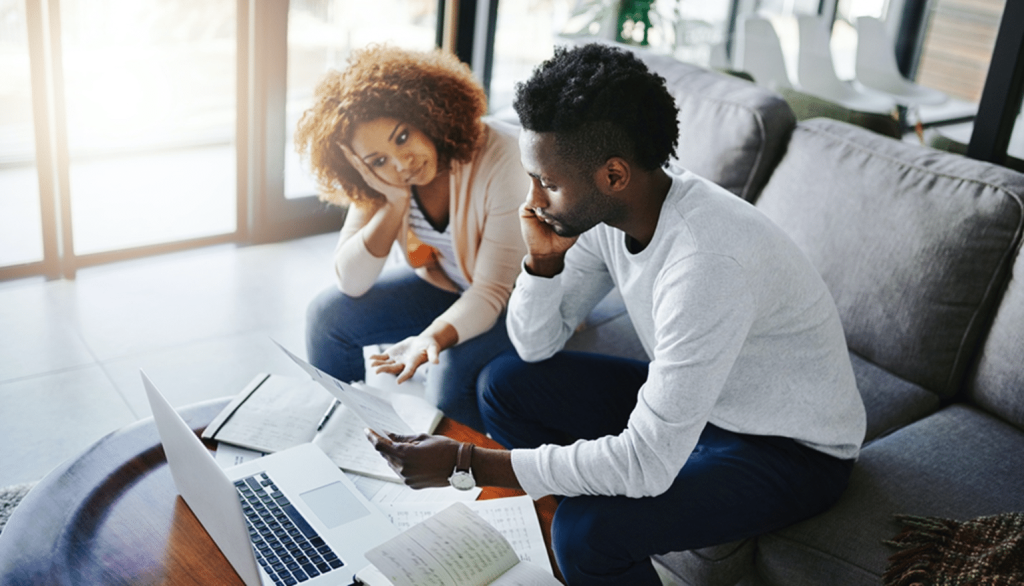 A couple considering hiring a new accountant